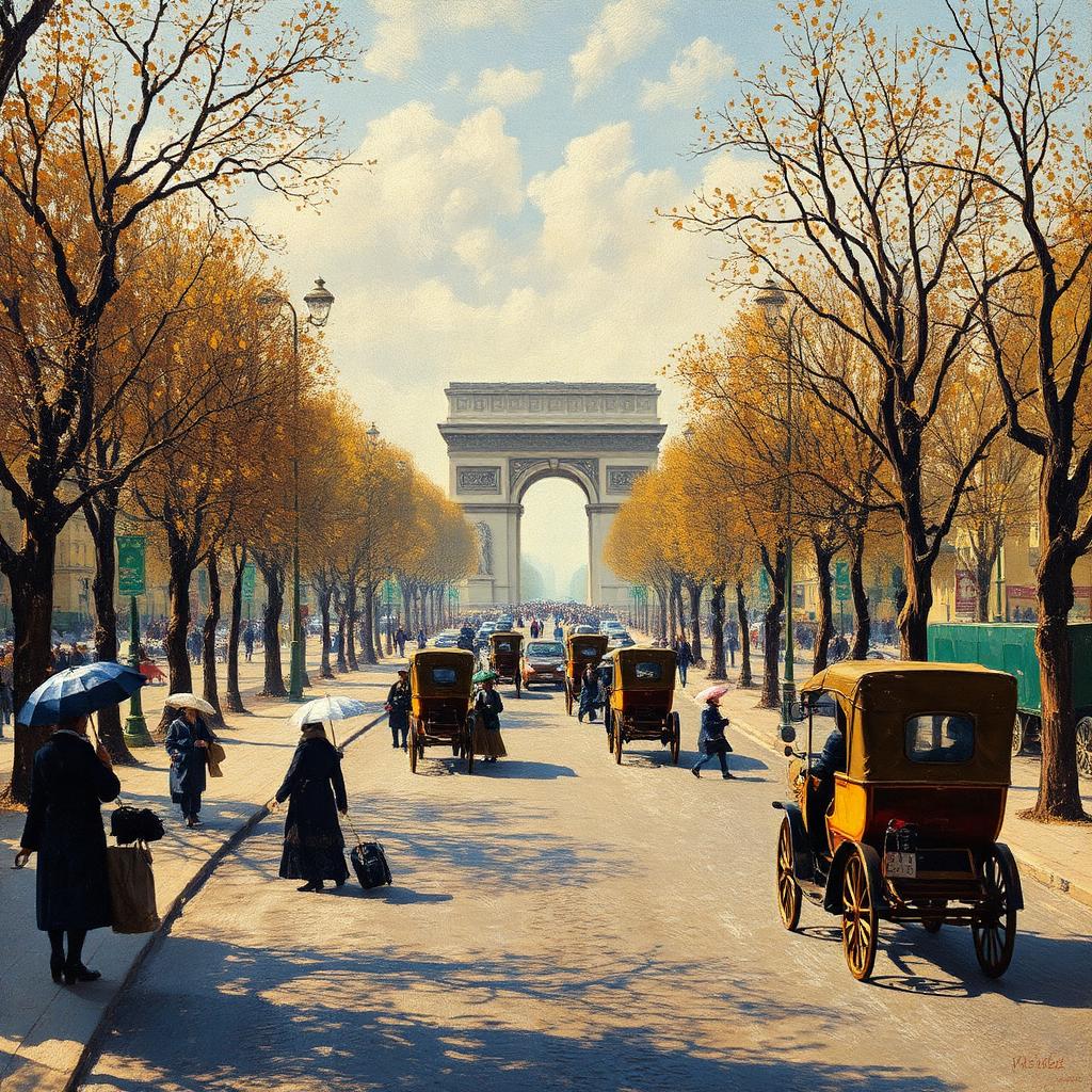 Champs-Élysées in Autumn