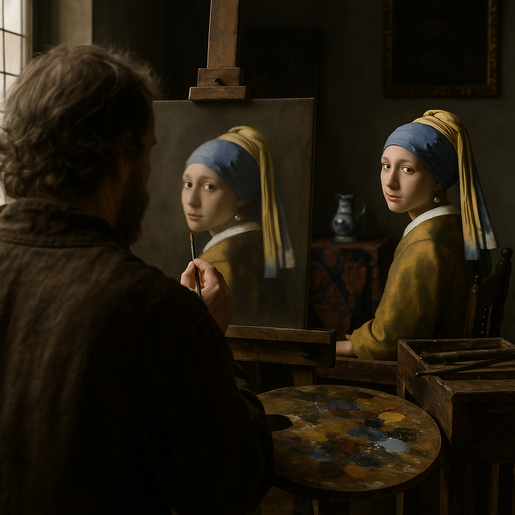 Girl with a Pearl Earring — Opposia™ View